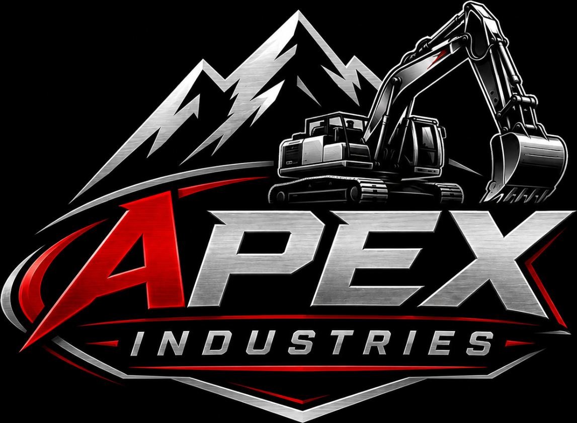 Apex Industries machinery emblem