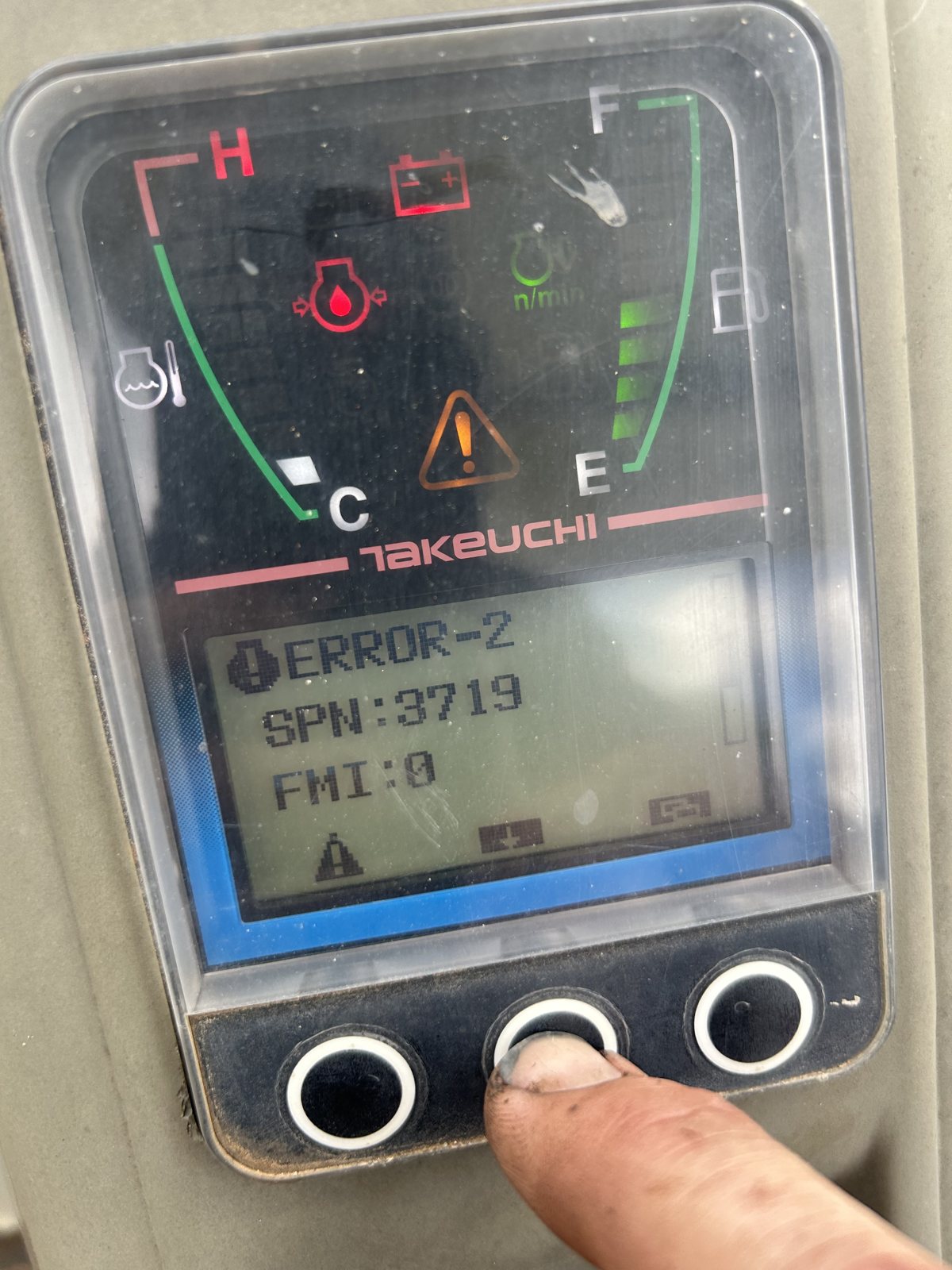 Equipment diagnostic display panel